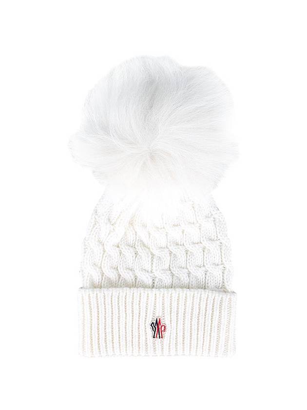 Grenoble Pom Wool Beanie 3B00008 0402A 002 - MONCLER - BALAAN 1