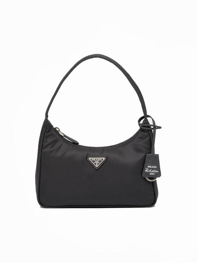 Re-Edition 2000 Re-Nylon Mini Shoulder Bag Black - PRADA - BALAAN 2