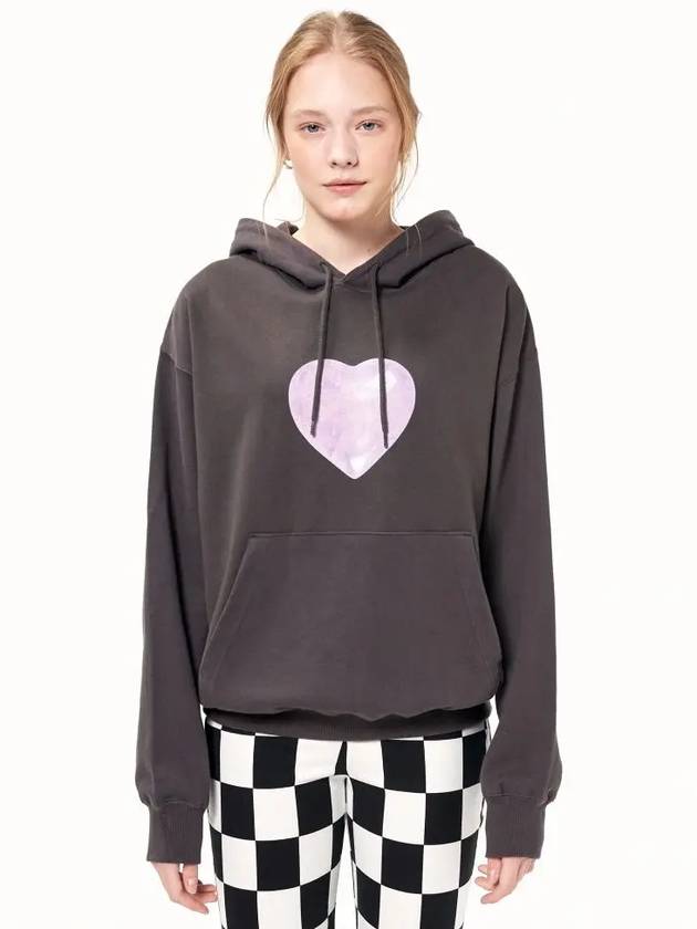 HEART GEMSTONE HOODIE CHARCOAL - ASCENTCITY - BALAAN 4