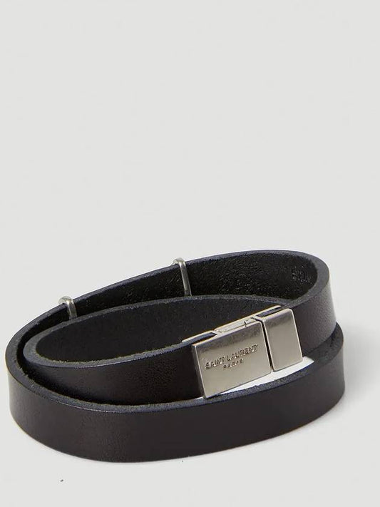 YSL Logo Opyum Double Wrap Bracelet Bracelet - SAINT LAURENT - BALAAN 2