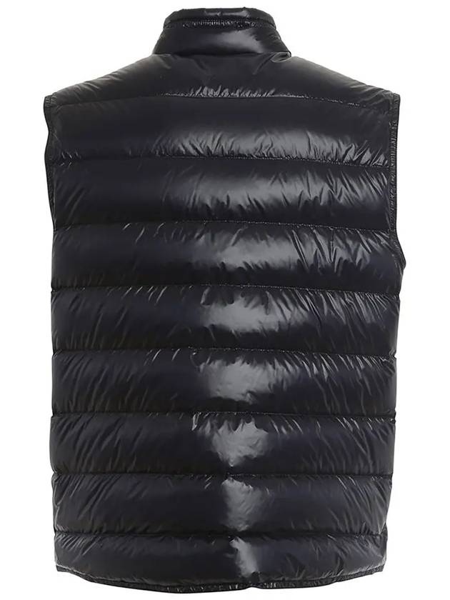 Gui Logo Patch Padded Vest Night Blue - MONCLER - BALAAN 4