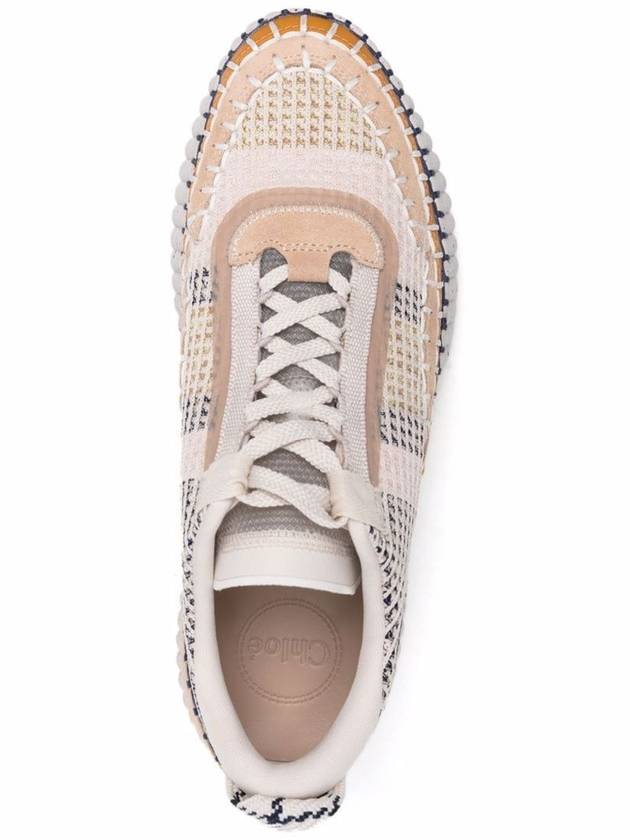 Nama Low Top Sneakers Biscotti Beige - CHLOE - BALAAN 5