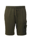 Wappen Patch Cotton Bermuda Shorts Green - STONE ISLAND - BALAAN 1