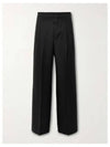 Straight Pants HTR429WV0026001 BLACK - AMI - BALAAN 2