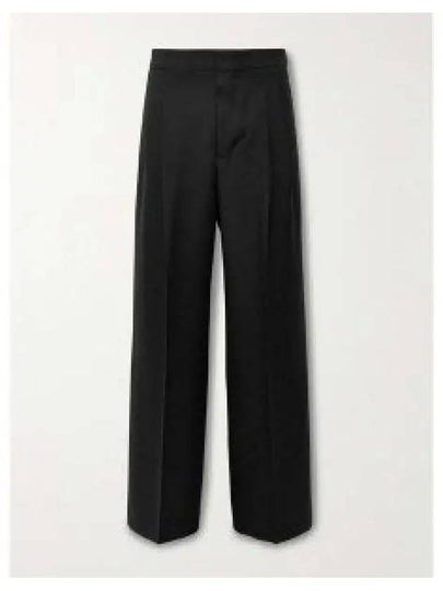 Wool Straight Pants Black - AMI - BALAAN 2