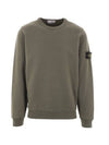 Wappen Patch Crew Neck Cotton Sweatshirt Brown - STONE ISLAND - BALAAN 5