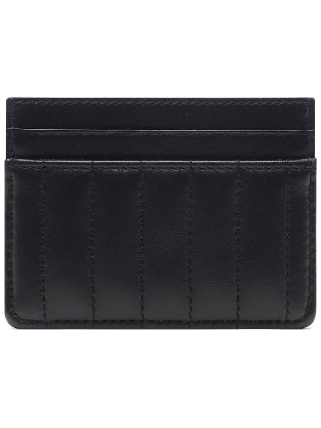 Lola Quilted Card Wallet Black - BURBERRY - BALAAN 5