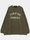 ESSENTIALS Long Sleeve T Shirt 125BT244205F MILITARY - FEAR OF GOD - BALAAN 3