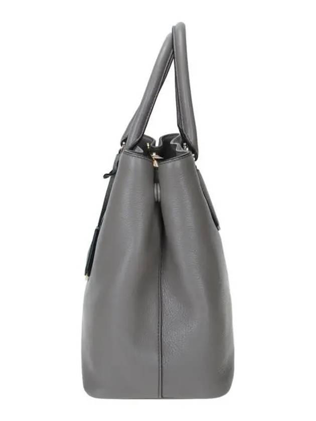 Vitello Tote Bag Grey - PRADA - BALAAN.