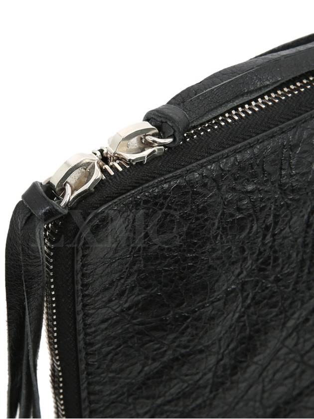 Motor Bag Clutch Black Zipper Pouch 362967 - BALENCIAGA - BALAAN 6