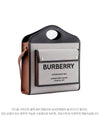 Two-Tone Pocket Tote Bag Grey - BURBERRY - BALAAN 3