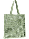 Crochet Tote Bag Aqua - PRADA - BALAAN 4