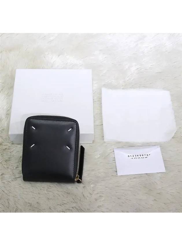 Stitch Zip Around Medium Half Wallet Black - MAISON MARGIELA - BALAAN 7