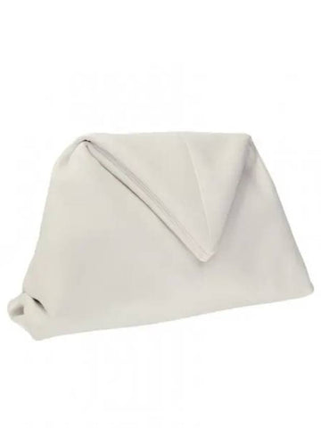 Triangle Clutch Bag White 622712 VCP30 - BOTTEGA VENETA - BALAAN 1