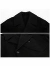 Coat OW1114 LF1116 BK999 BLACK - LEMAIRE - BALAAN 6