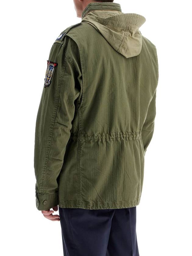 Patch Detail Jacket Green - POLO RALPH LAUREN - BALAAN 4