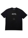 Moran Openwork Short Sleeve T-Shirt Black - A.P.C. - BALAAN 2