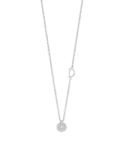 Margherita diamond necklace white gold - DAMIANI - BALAAN 2