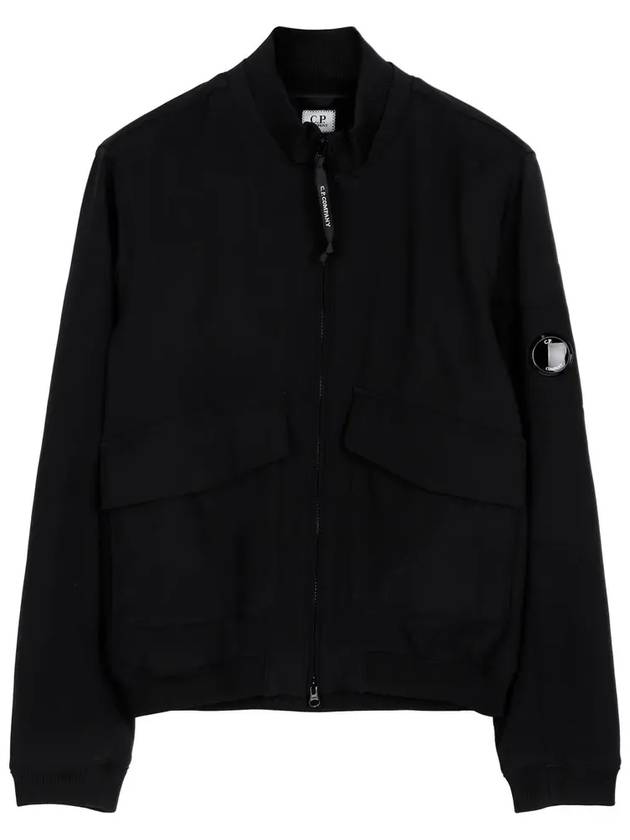 Shell-R Bomber Jacket Black - CP COMPANY - BALAAN 4