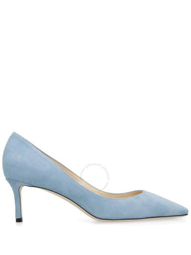 Jimmy Choo Romy 60 Suede Pumps In Smoky Blue, Brand Size 36 ( US Size 6 ) - JIMMY CHOO - BALAAN 1