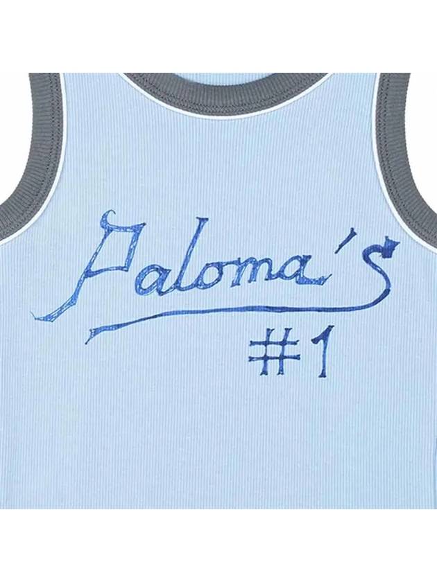 Women s PALOMA Logo Print Tank Top Sky Blue SD7901 - PALOMA WOOL - BALAAN 4