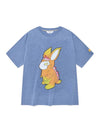 Sofubi TeeSky Blue Unisex Graphic Short Sleeve T-Shirt Sky Blue - PHOS333 - BALAAN 2