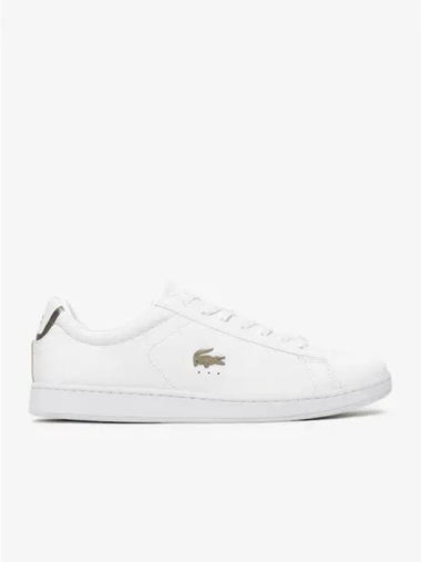 Men s Carnaby Evo Leather Platinum Detail Sneakers RZ0006M54G 21G Domestic Product GQ2N24031292961 - LACOSTE - BALAAN 1