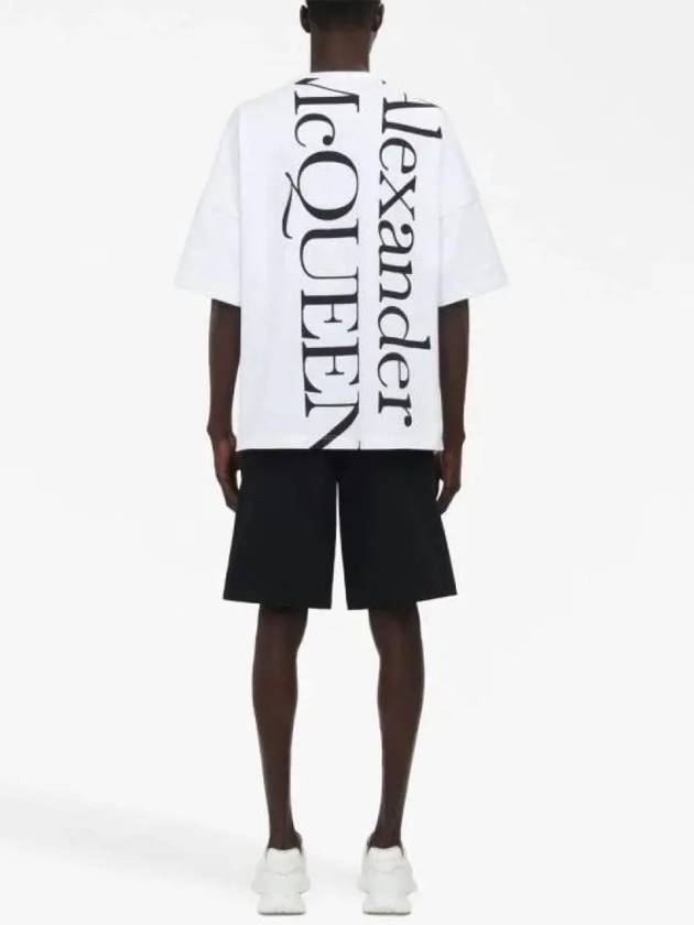 Logo Short Sleeve T-Shirt White - ALEXANDER MCQUEEN - BALAAN 4