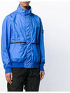 Membrana Waterproof Windproof Zip-up Jacket Blue - STONE ISLAND - BALAAN 3