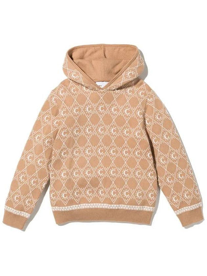 Kids Intasha Knit Hooded Jacket Beige C15B98 231 - CHLOE - BALAAN 2