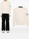 Diagonal Raised Fleece Sweatshirt Beige - CP COMPANY - BALAAN 2