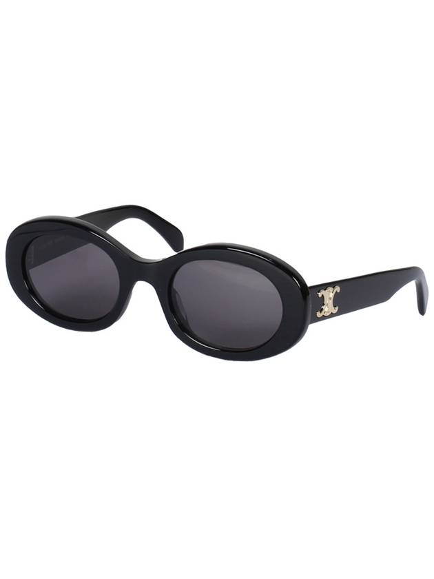 Eyewear Triomphe Logo Temple Sunglasses Black - CELINE - BALAAN 2