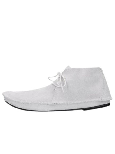 Tyler Lace Up Leather Loafers White - THE ROW - BALAAN 1