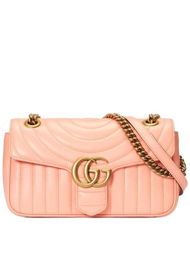 GG Marmont Matelasse Shoulder Bag Pink - GUCCI - BALAAN 2