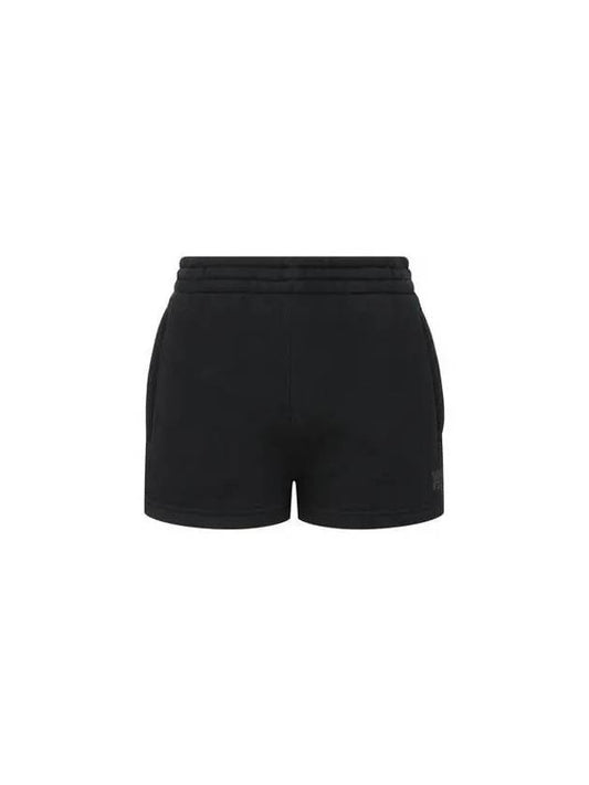 Embossed logo banding shorts black - ALEXANDER WANG - BALAAN 1