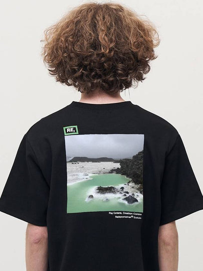 RE square black campaign half tee Emerald coast - REPLAYCONTAINER - BALAAN 2