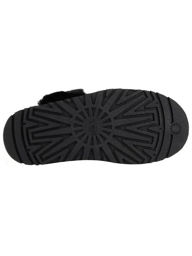 Women's Diskett Fleece Platform Slippers Black - UGG - BALAAN 5