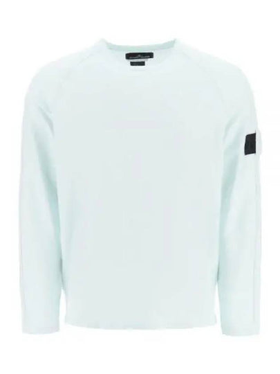 Shadow Project Crewneck Light Cotton Knit Top Green - STONE ISLAND - BALAAN 2