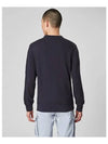 Lens Waffen Crew Neck Sweatshirt Navy - CP COMPANY - BALAAN 4