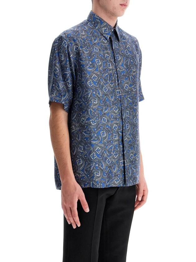 short-sleeved silk shirt by fendi jew - FENDI - BALAAN 2