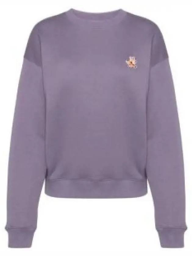 Speedy Fox Patch Comfort Sweatshirt Purple - MAISON KITSUNE - BALAAN 2