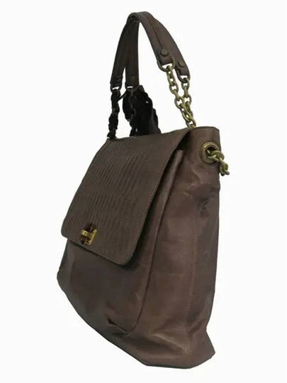 brown shoulder bag - LANVIN - BALAAN 2