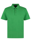 Short Sleeve Cotton Pk Shirt Green - HERNO - BALAAN 2