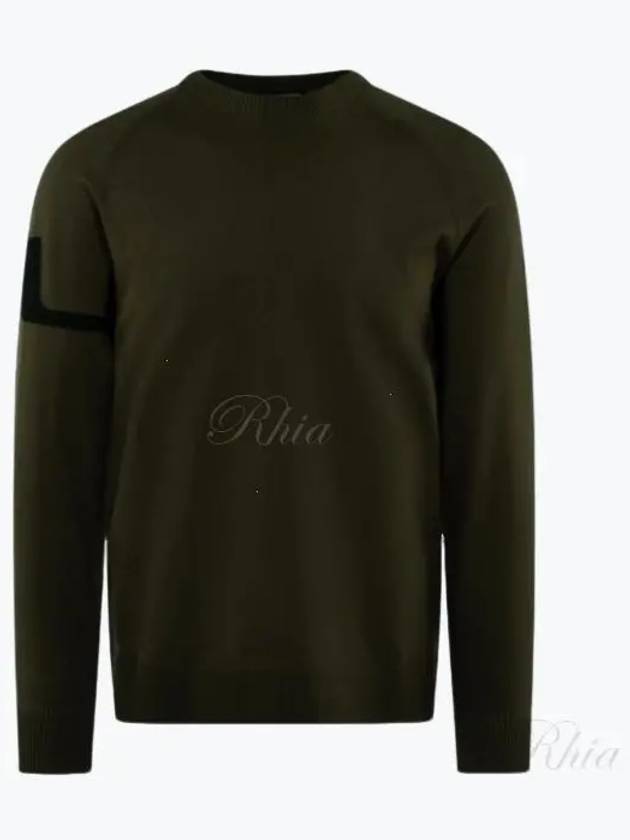 Men's Gusten Knit Sweater Forest Green - J.LINDEBERG - BALAAN 2