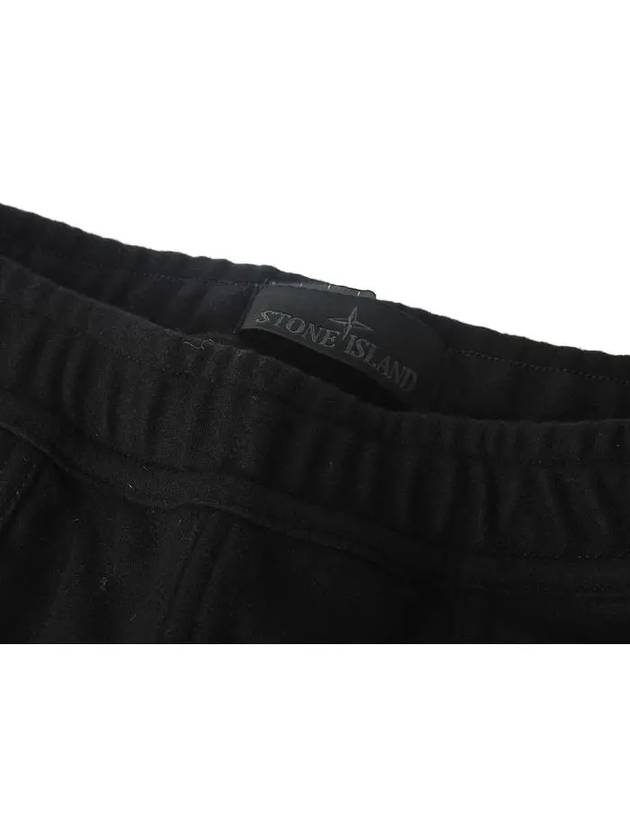 Ghost Regular Track Pants Black - STONE ISLAND - BALAAN 4