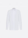 Signature Embroidered Long Sleeve Shirt White - DIOR - BALAAN 2