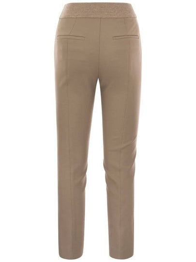 Peserico Stretch Gabardine Cigarette Trousers - PESERICO - BALAAN 2