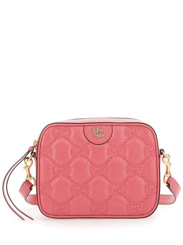 Women's GG Matelasse Leather Small Shoulder Bag Pink - GUCCI - BALAAN 2