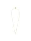 Valentino 5W2J0W81 DHC 0O3 J0W81 Garavani V logo pearl necklace - RED VALENTINO - BALAAN 2