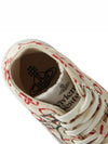 Plimsoll Logo Print Cotton High Top Sneakers Beige - VIVIENNE WESTWOOD - BALAAN 8